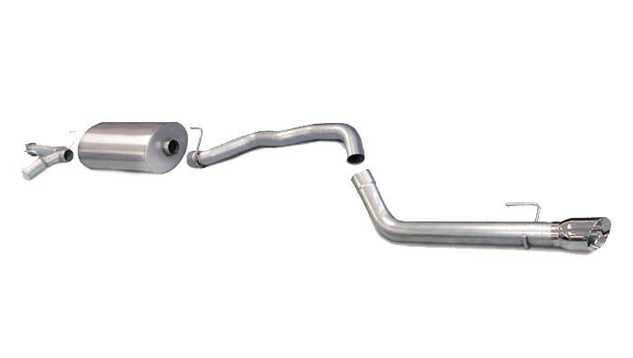 14573 Corsa 3.0 Inch Cat-Back Touring Single Rear Exit Exhaust 4.0 Inch Polished Tips 08-17 Toyota Sequoia 5.7L V8 Stainless Steel Corsa Performance - Mammoth Racing -COR14573