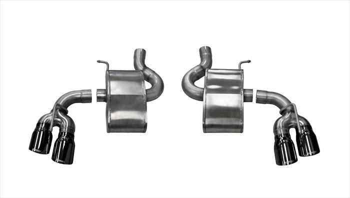 14784BLK Corsa 2.75 Inch Axle-Back Xtreme Dual Exhaust 4.0 Inch Black Tips 16-19 Camaro SS/17-18 Camaro ZL1 6.2L V8 Stainless Steel Corsa Performance - Mammoth Racing -COR14784BLK