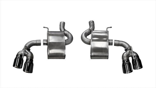 Corsa 14786BLK 2.75 Inch Axle-Back Sport Dual Exhaust 4.0 Inch Black Tips - Mammoth Racing -COR14786BLK