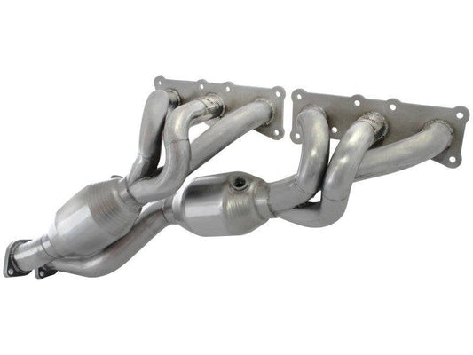 aFe 08-13 BMW 128i (E82/88) L6 3.0L Twisted Steel 304 Stainless Steel Long Tube Header w/ Cat - My Store