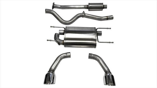 Corsa 14864 2.5 Inch Cat-Back Sport Dual Rear Exhaust 4.5 Inch Polished Tips 12-Pres Subaru BRZ/Toyota 86 12-16 Scion FR-S Coupe - Mammoth Racing -COR14864