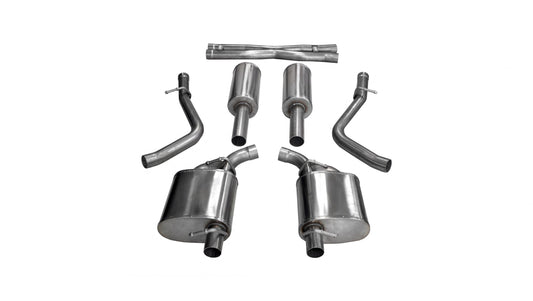 Corsa 14973 2.5 Inch Cat-Back Xtreme Dual Rear Exit Exhaust 15-17 Chrysler 300 R/T/15-16 Dodge Charger R/T (Not Daytona) - Mammoth Racing -COR14973