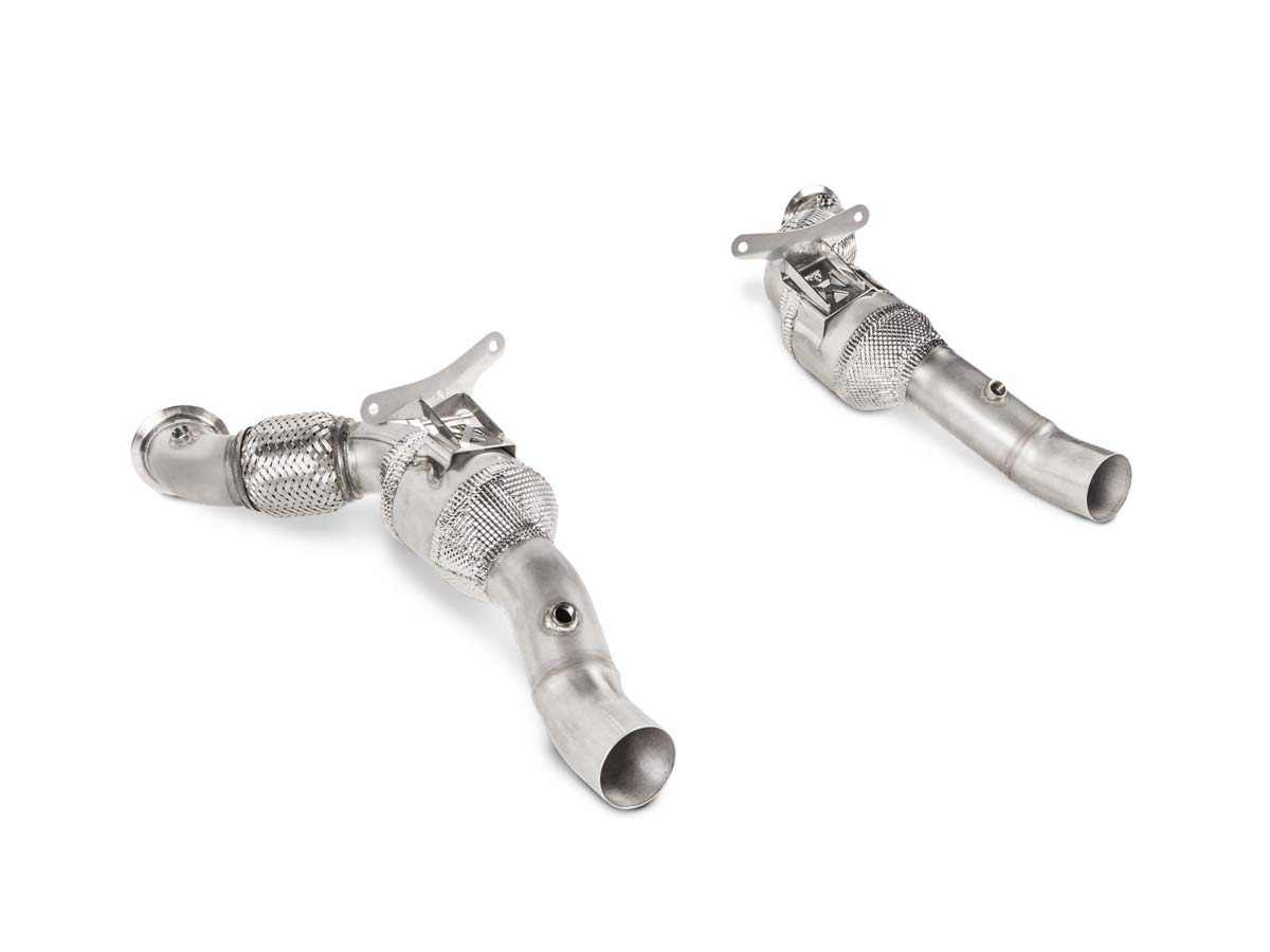 Akrapovic 16-17 Ferrari 488 GTB/488 Spyder Link Pipe Set w/ Cat (SS) - My Store