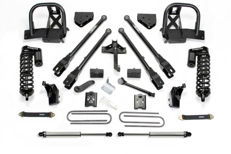 Fabtech 11-16 Ford F250 4WD 6in 4Link Sys w/Dlss 4.0 C/o& Rr Dlss - Mammoth Racing -