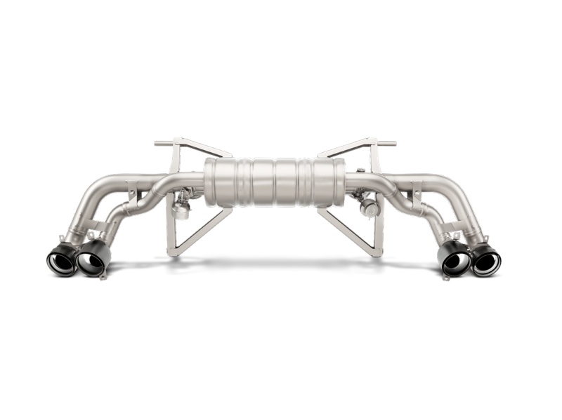 Akrapovic 16-16 Lamborghini Huracan LP 580-2 Coupe/Spyder Slip-On Line (Titanium) w/ Carbon Tips - My Store