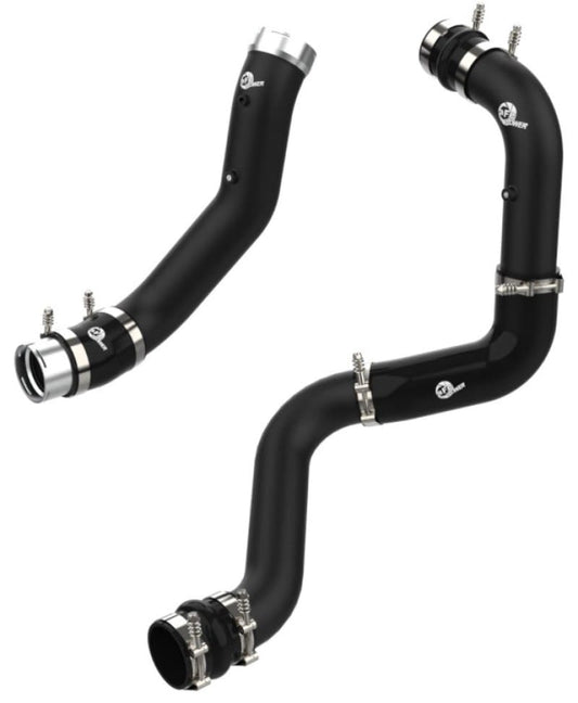 aFe BladeRunner Black 3in Aluminum Charge Pipe Kit 20-21 GM Diesel Trucks V8-6.6L (td) L5P - My Store