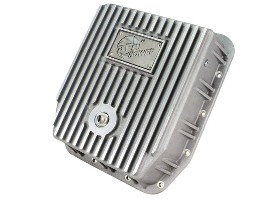 afe Transmission Pan (Raw); Ford Trucks 93-08 AODE/4R70W - Mammoth Racing -