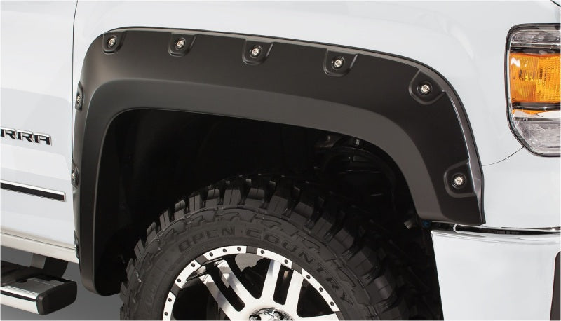 Bushwacker 14-15 GMC Sierra 1500 Boss Pocket Style Flares 2pc - Black - My Store