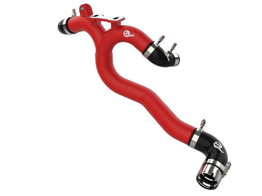 AFE 2018-2020 Kia Stinger 19-22 G70 BladeRunner 3in Aluminum Hot Charge Pipe Red - My Store