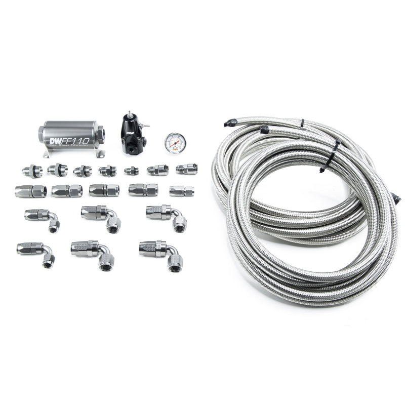 DeatschWerks 05-19 Yukon/Tahoe/Suburban DW400 Pump Module Return Plumbing Kit SS CPE - Mammoth Racing -