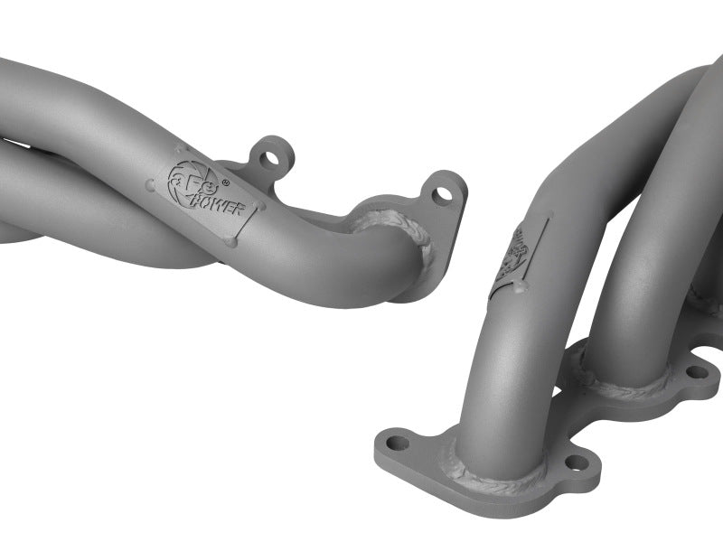 aFe Ford F-150 15-22 V8-5.0L Twisted Steel 1-5/8in to 2-1/2in 304 Stainless Headers w/ Titanium Coat - Mammoth Racing -