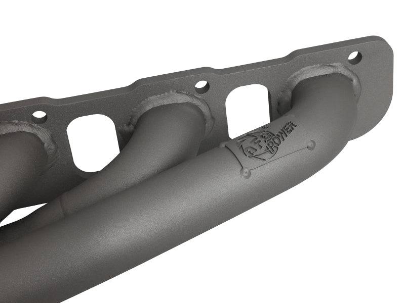 aFe Twisted Steel 304SS Short Header 15-22  Dodge Challenger SC V8-6.2L / 6.4L HEMI Titanium Coating - My Store