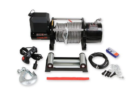 Anvil - 17,000 Lbs Winch w/ Metal Cable & Roller Fairlead - My Store
