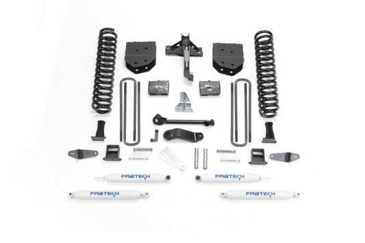 Fabtech 08-10 Ford F450/550 4WD 6in Basic Sys w/Perf Shks - Mammoth Racing -