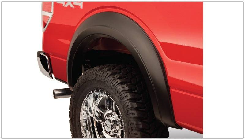 Bushwacker 09-14 Ford F-150 Styleside Extend-A-Fender Style Flares 2pc 67.0/78.8/97.4in Bed - Black - Mammoth Racing -