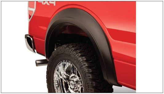 Bushwacker 09-14 Ford F-150 Styleside Extend-A-Fender Style Flares 2pc 67.0/78.8/97.4in Bed - Black - Mammoth Racing -