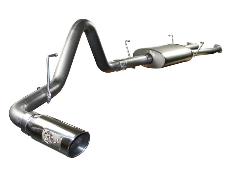 aFe MACHForce XP Exhausts Cat-Back SS-409 EXH CB Toyota Tundra 07-09 V8-4.7L (pol tip) - Mammoth Racing -