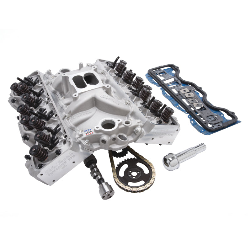 Edelbrock Power Package Top End Kit Performer RPM 348-409 BB Chevy W-Series V8 450+ Hp - My Store