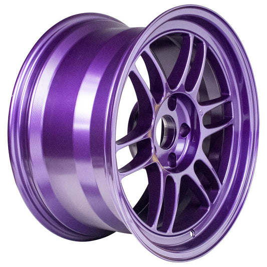 Enkei RPF1 17x9 5x114.3 22mm Offset 73mm Bore Purple Wheel - Mammoth Racing -