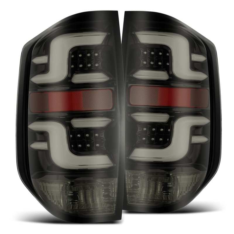 AlphaRex 14-20 Toyota Tundra PRO-Series LED Tail Lights Jet Black - My Store