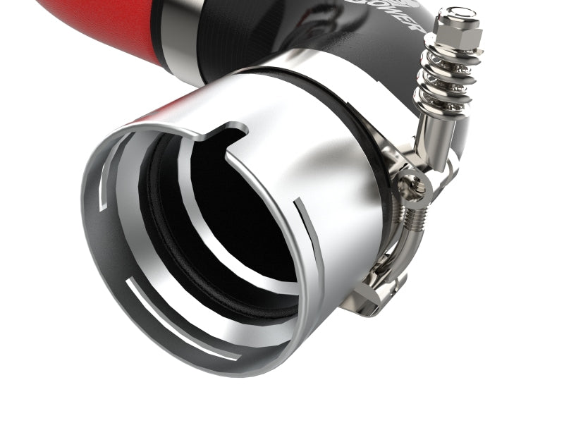 AFE 18-21 Kia Stinger V6-3.3L BladeRunner Alum Hot/Cold Charge Pipe Kit Red - Mammoth Racing -
