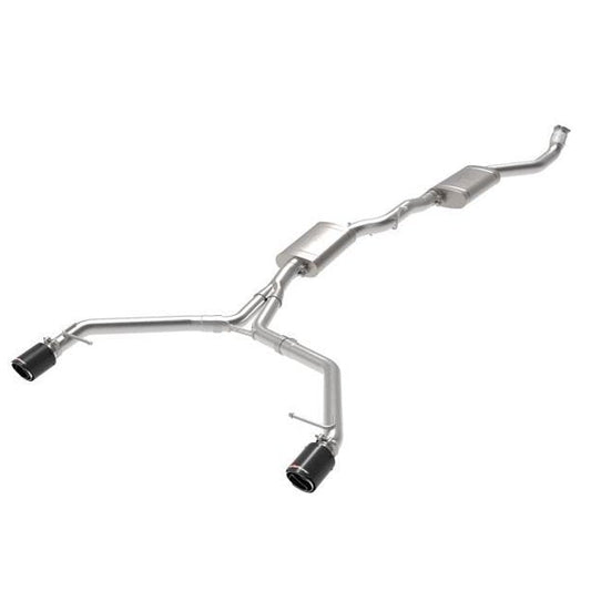 afe MACH Force-Xp 13-16 Audi Allroad L4 SS Cat-Back Exhaust w/ Carbon Tips - Mammoth Racing -