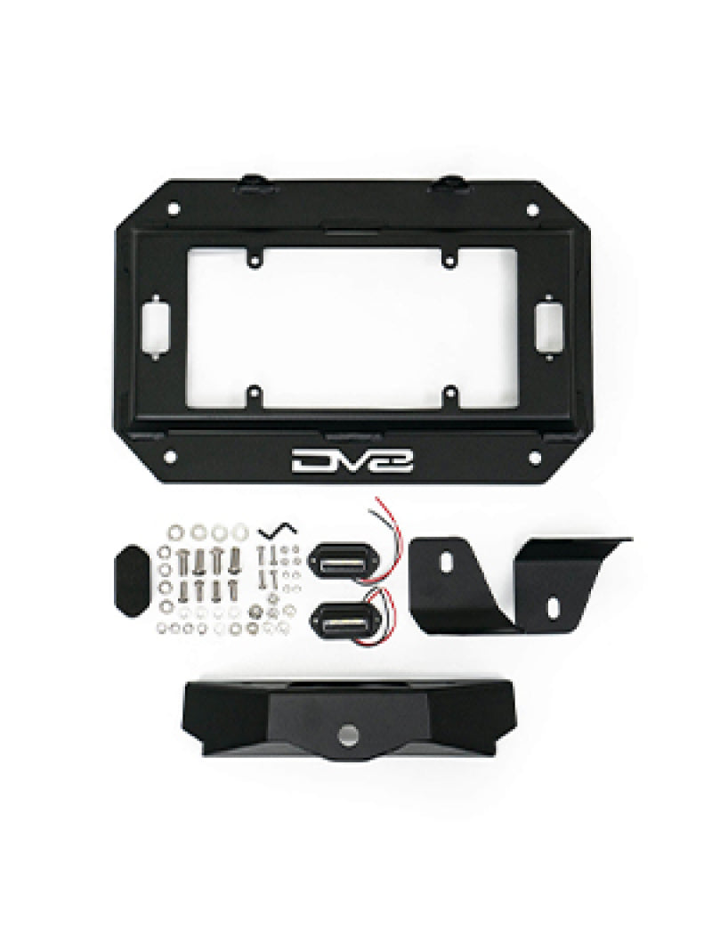 DV8 Offroad 18-22 Jeep Wrangler JL Spare Tire Delete Kit w/Light Mounts - Mammoth Racing -