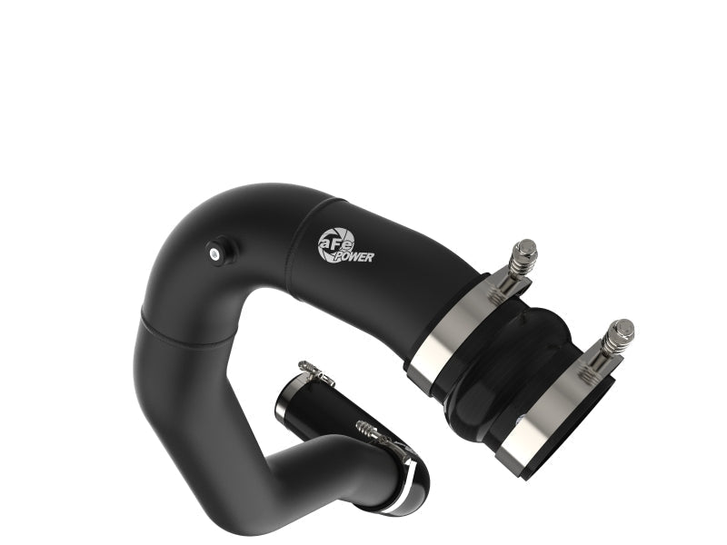 afe 08-10 Ford Trucks V8-6.4L (td) BladeRunner 3 IN Aluminum Hot Charge Pipe - Black - Mammoth Racing -