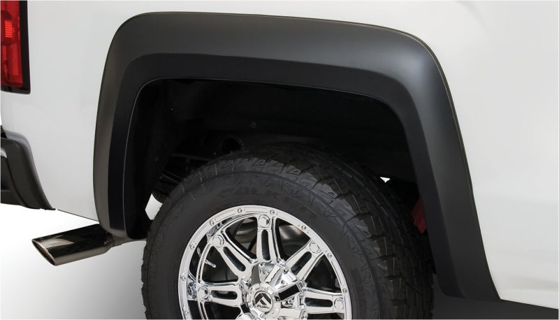 Bushwacker 14-18 GMC Sierra 1500 Extend-A-Fender Style Flares 2pc 69.3/78.8/97.8in Bed - Black - My Store