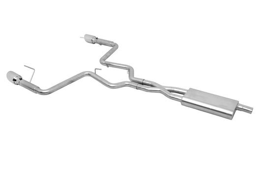 Gibson 15-19 Ford Mustang EcoBoost 2.3l 2.25in Cat-Back Dual Exhaust - Stainless - Mammoth Racing -