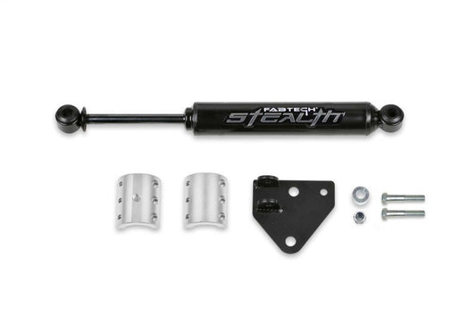 Fabtech 18-21 Jeep JL 4WD Stealth Steering Stabilizer Kit (High Clearance/Non-Stock Height) - Mammoth Racing -