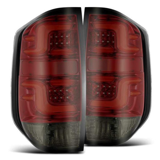 AlphaRex 14-20 Toyota Tundra PRO-Series LED Tail Lights Red Smoke - Mammoth Racing -