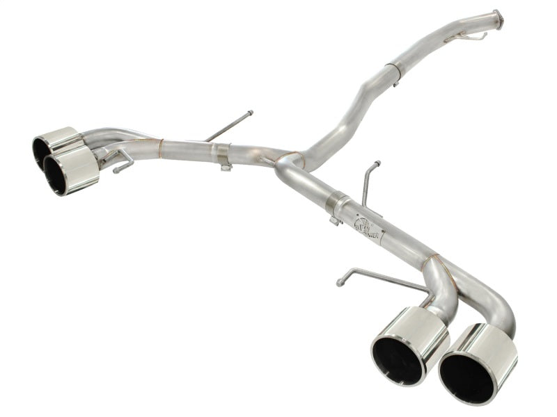 aFe Takeda 3in SS Exhaust Cat-Back 09-14 Nissan GTR V6 3.8L Polished Tips - Mammoth Racing -