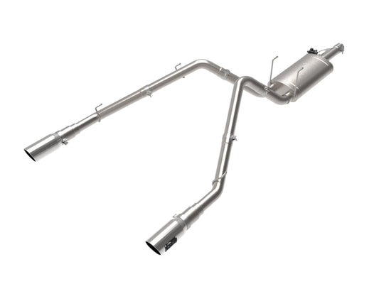 aFe 09-18 Ram 1500 V8 5.7L Hemi Gemini XV 3in 304 SS Cat-Back Exhaust w/ Polished Tips - Mammoth Racing -