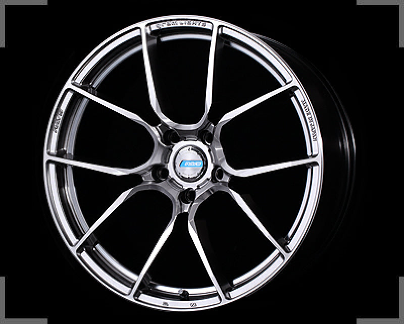 Gram Lights 57ana 19x8.5 +36 5-114.3 Shining Silver DC Machining Wheel - Mammoth Racing -