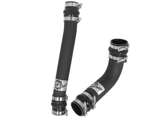 aFe BladeRunner 2.75in Hot 3.5in Cold Side Intercooler Tubes w/ Coupling Clamp Kit 10-12 Dodge 6.7L - Mammoth Racing -