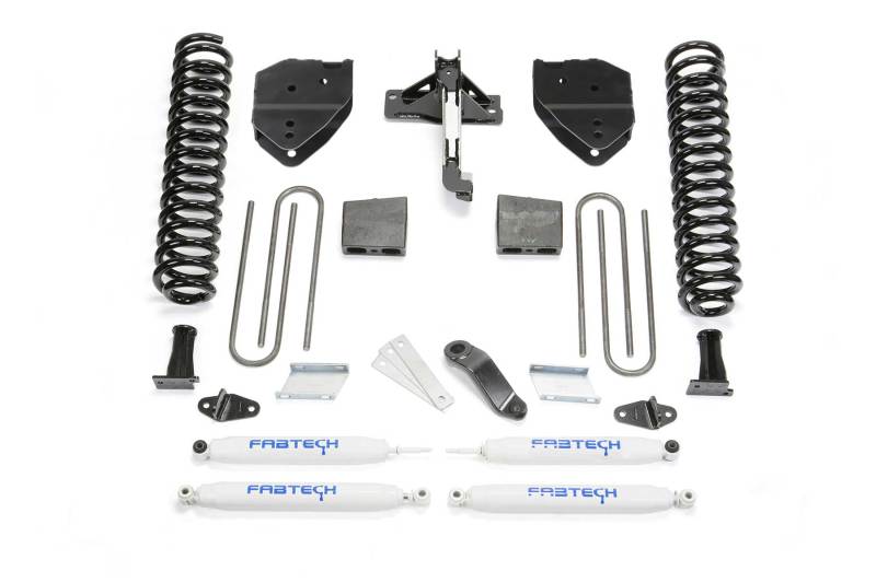 Fabtech 17-21 Ford F250/f350 4WD Gas 6in Basic Sys w/Perf Shks - Mammoth Racing -