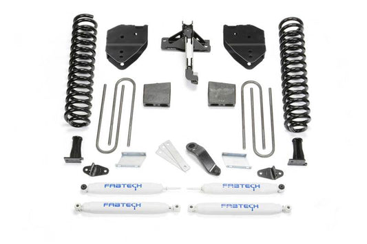 Fabtech 17-21 Ford F250/f350 4WD Gas 6in Basic Sys w/Perf Shks - Mammoth Racing -