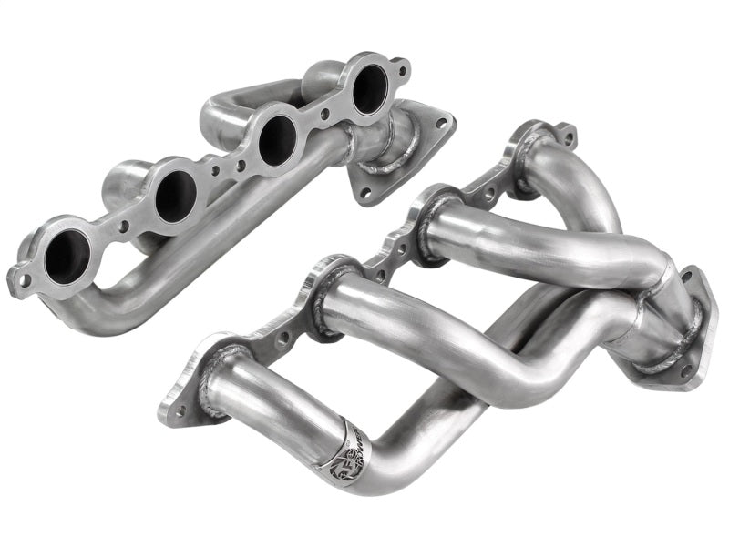 aFe Power Twisted Steel Headers 409 Stainless Steel 02-13 GM Silverado/Sierra 1500 V8 GMT800/GMT900 - Mammoth Racing -