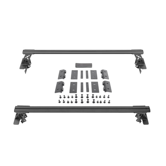 Go Rhino 20-22 Jeep Gladiator Jt/16-22 Toy. Tacoma/05-21 Nssn Frontier XRS Cross Bars Kit - Tex. Blk - Mammoth Racing -