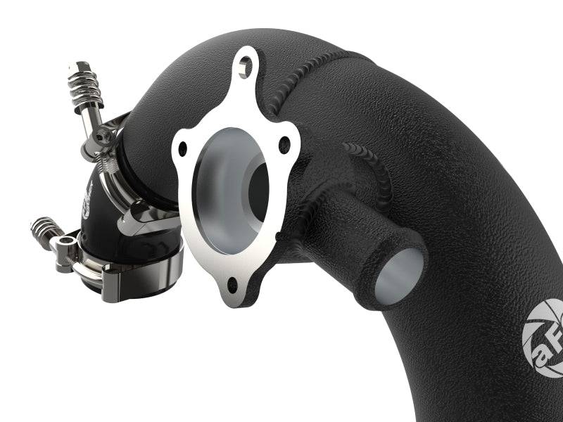 aFe Power 21-22 Ford Bronco L4-2.3L (t) BladeRunner 3 IN Aluminum Hot Charge Pipe Black - My Store