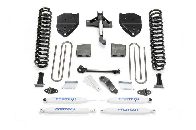 Fabtech 17-21 Ford F250/f350 4WD Gas 4in Basic Sys w/Perf Shks - My Store