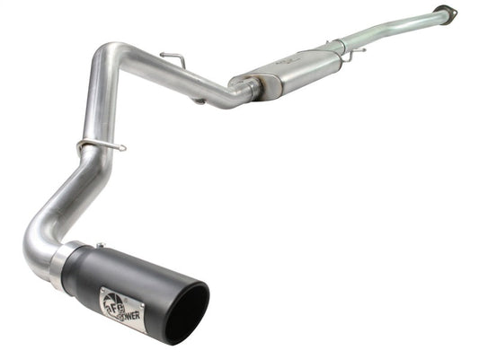 aFe MACHForce XP Exhaust SS-409 Cat-Back w/ 304SS Black Tip 04-07 GM Trucks 1500 V6/V8 - Mammoth Racing -