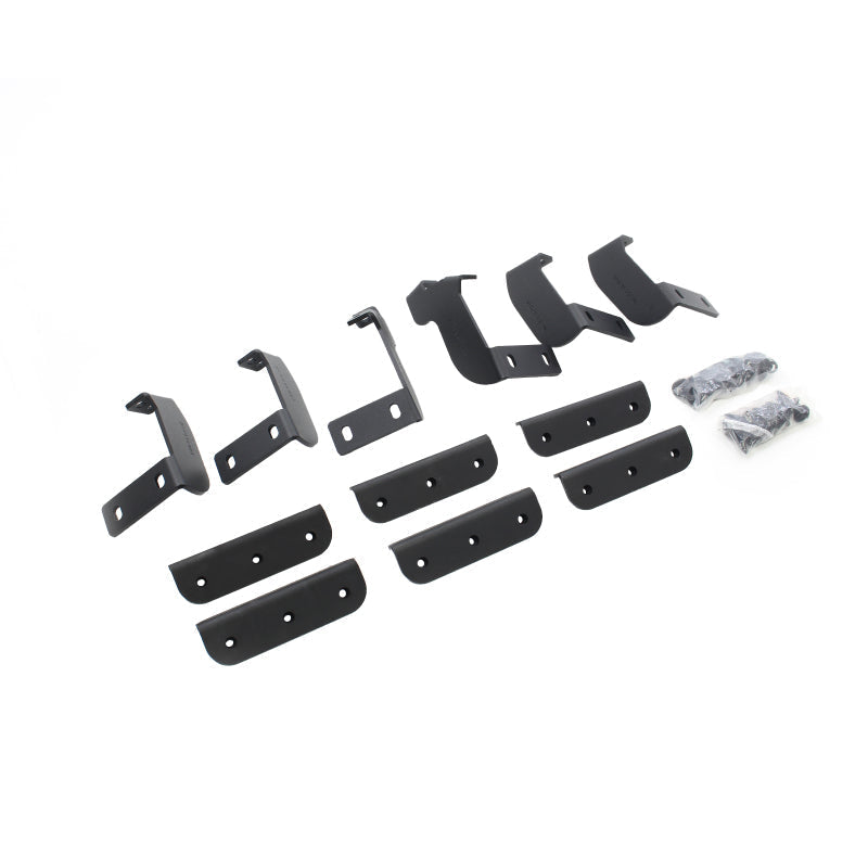 Go Rhino 2022 Toyota Tundra Crew Max Brackets for Dominator Extreme SideSteps - Tex. Black - Mammoth Racing -