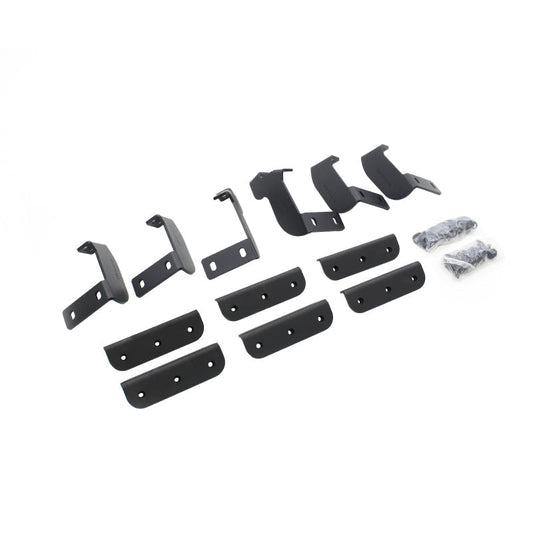 Go Rhino 2022 Toyota Tundra Crew Max Brackets for Dominator Extreme SideSteps - Tex. Black - Mammoth Racing -