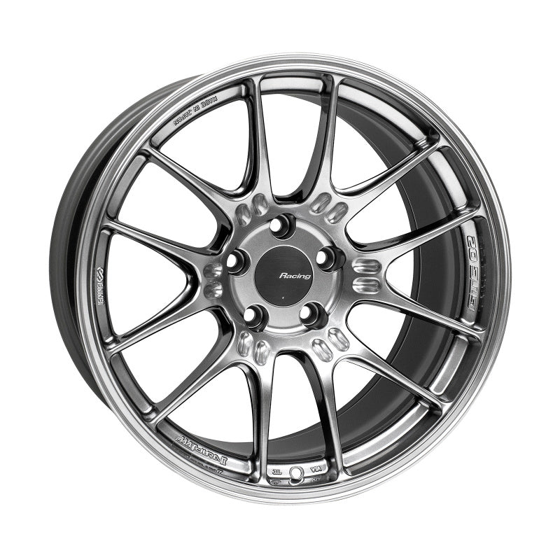 Enkei GTC02 18x9.5 5x114.3 15mm Offset 75mm Bore Hyper Silver Wheel - My Store