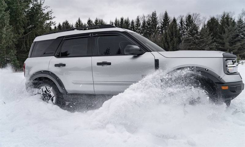 Bushwacker 21-22 Ford Bronco Sport Pocket Style Flares 4pc Set - Black Smooth Finish - Mammoth Racing -