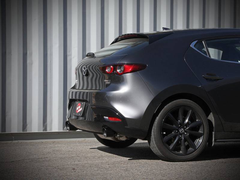 aFe 19-22 Mazda 3 L4 2.5L Takeda 3in to 2-1/2in 304 Stainless Steel Axle-Back Exhaust w/ Black Tip - My Store