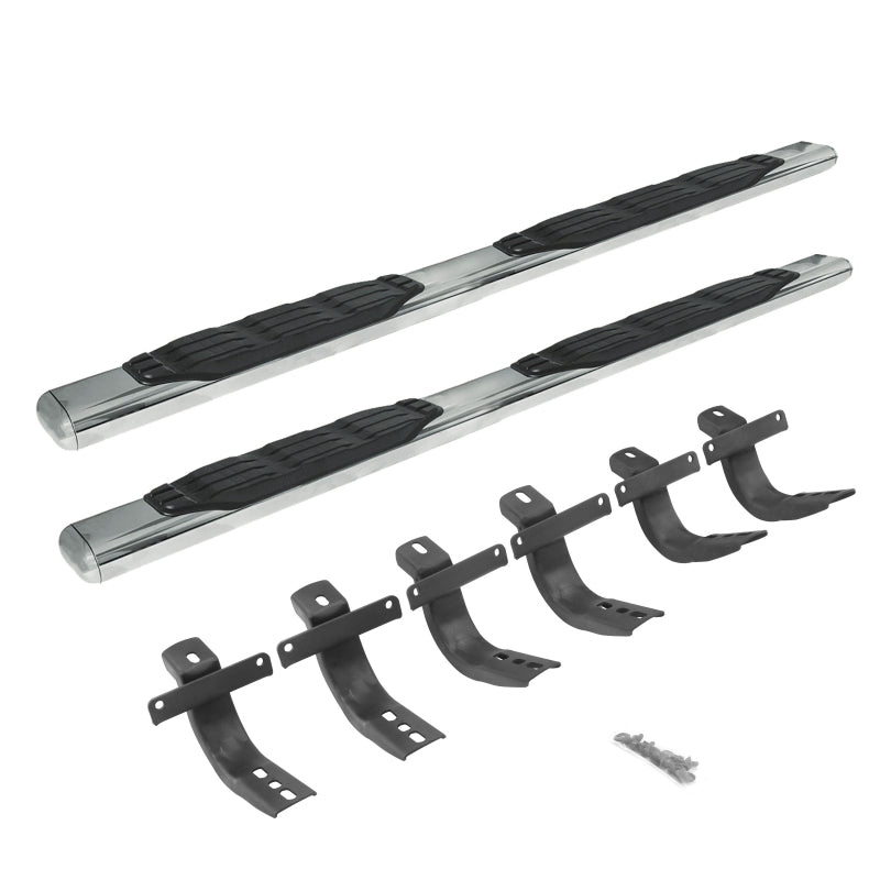 Go Rhino 2021+ Ford Bronco (Excludes Sport Models) 5in 1000 Series Complete Kit w/Sidestep + Brkts - Mammoth Racing -