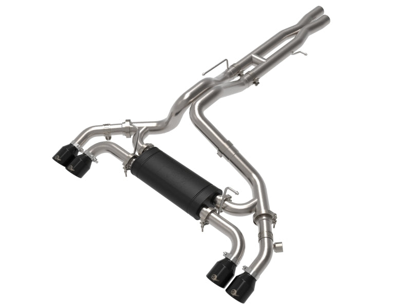 aFe Vulcan Series 2.5in 304SS Cat-Back Exhaust 2021+ Jeep Wrangler 392 6.4L w/ Black Tips - Mammoth Racing -